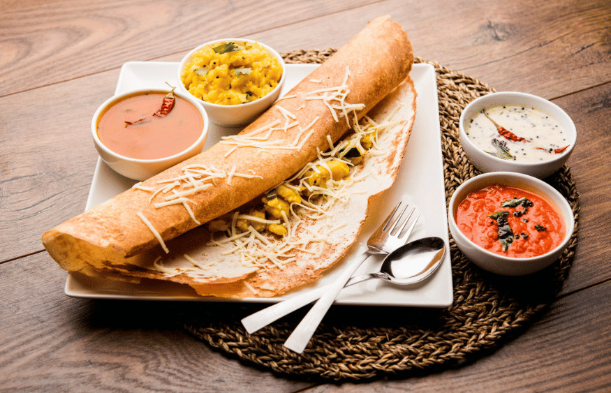 Authentic South Indian Masala Dosa Recipe with Homemade Potato Filling